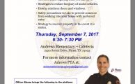 Property Safety Seminar Tomorrow Night